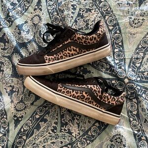 Vans Women's Leopard Sneakers size 8.5